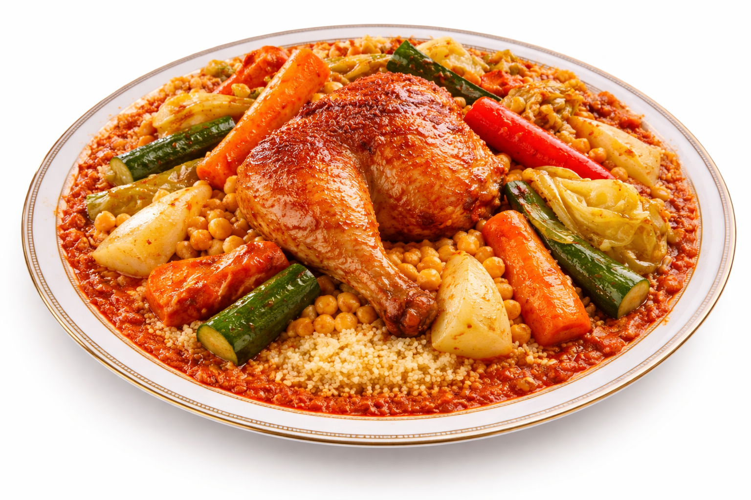 Couscous au poulet et légumes